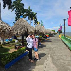 Am Malecon, direkt am Managua See