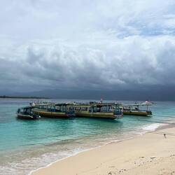 Rain coming in from Lombok