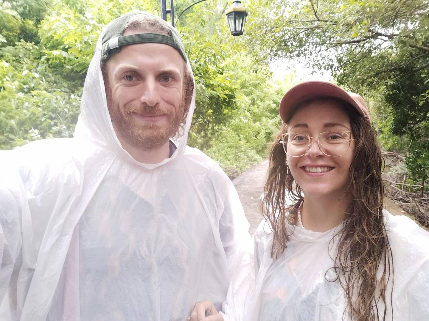 All the gear and no idea (the gear is two plastic ponchos)