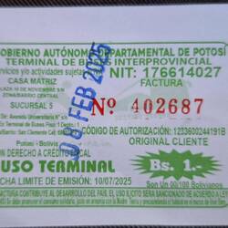 We were told there was a 1 bs fee for using the bus station. Sounded dodgy to me but the locals paid