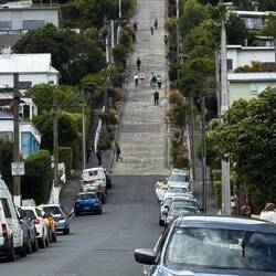 Wow, so steep. Not an illusion!