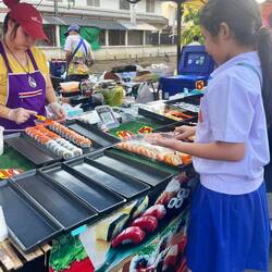 letztes Mal thailändischer Markt