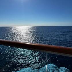 Afternoon viewing from our balcony.