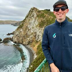 Looking back at the beach where you can sometimes see the penguins