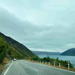 Drive out of Queenstown along the lake