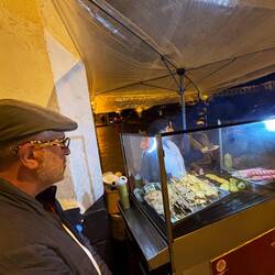 In Cusco waiting for street meat