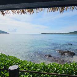 View from the water-level "Honeymoon Suite"