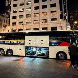 Connecting bus to Emeryville