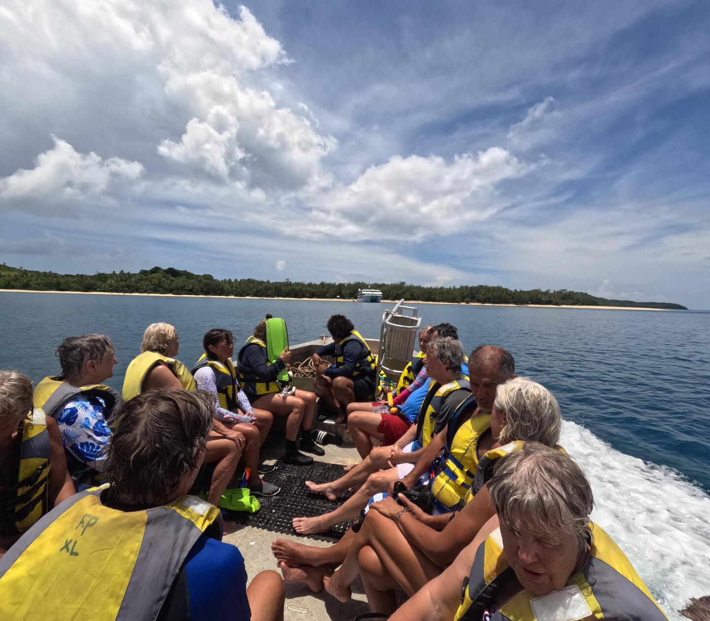 Watch out boat load of snorkelers