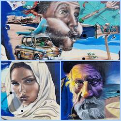 So schön können Betonwände sein...Tarifa...