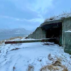 One of the The 15 cm SK C/28 German medium-caliber naval guns used during World War ll