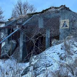 Entrance to a huge maze of underground rooms & tunnels