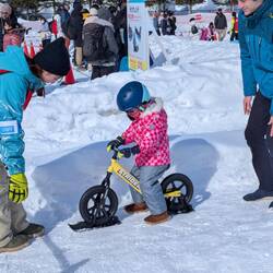 La bicyclette sur la neige, c'est possible