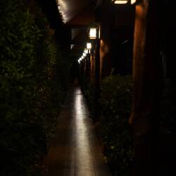 Unsere Unterkunft im Mondschein