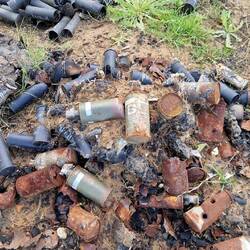 CS Gas und Rauch oder Blendgranaten in rauhen Mengen am Stellplatz