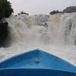 ...ist nur vom Boot aus zu sehen