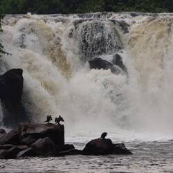 Der große Wasserfall...