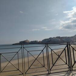 Blick zurück auf Vieste