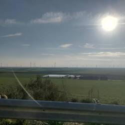 Wir sehen nur einen Bruchteil der Ebene rund um Foggia und der ist schon überwältigend