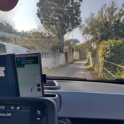 Wegen einer Straßensperre müssen wir kurz ins Hinterland, das hier hätte Olaf nicht gepackt