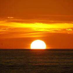 Was für ein Sonnenuntergang!