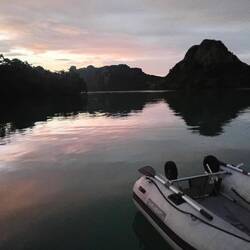 Our favorite bay by sunset