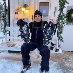 Back home and ready for hot cocoa!