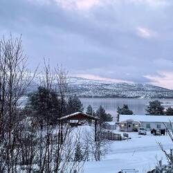A view of our Norwegian Wild home from the National Park