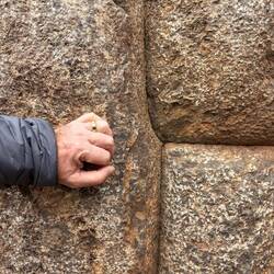 These Inca built walls use no mortar