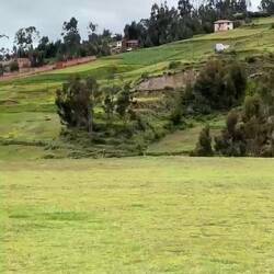 The ruins of Túpac Yupanqui palace and Spanish buildings