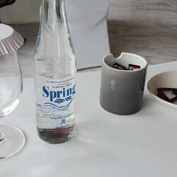 Each bottle needs to be opened with a can opener! Even in our rooms.