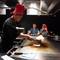 Teppanyaki. Obs ägget på eggen