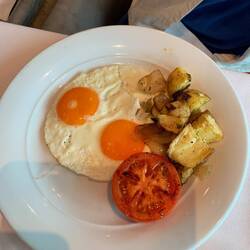 Ett par 'sunny side up' till frukost