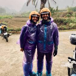 Vorbereitet für den letzten Tag - mit Regen