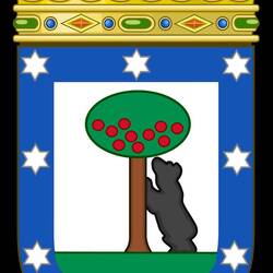 Das Stadtwappen von Madrid