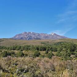 Maunga Ruapehu - der höchste Berg der Nordinsel und der höchste Vulkan Neuseelands