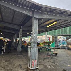 This is the other market we checked out today. Still no cow heads...