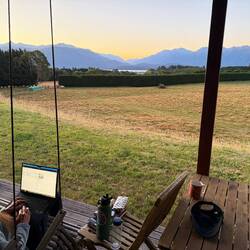 Can't beat the view from our accommodations!