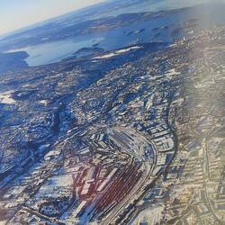 Anflug auf Oslo