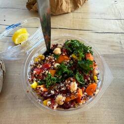 Quinoa salad from the cafe - so yummy!