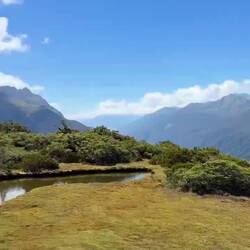 Pretty pond at the top of Kea Summit