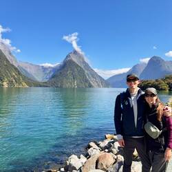 Mitre Peak and Sinbad Gulley in the background