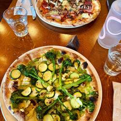 Yummy pizza to close out the day