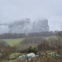 Abfahrt heute früh - Regen ohne Ende