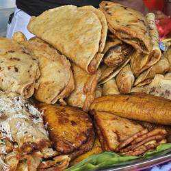 Street Food. Wir haben viel probiert davon. War lecker