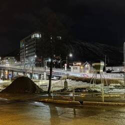 Brücke zum Festland