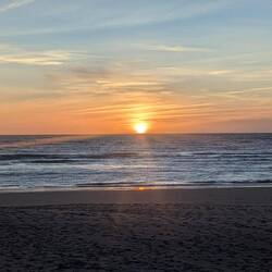 Sonnenuntergang über dem Atlantik