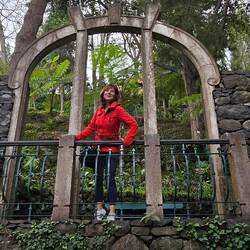 "Julia" auf dem Balkon "Romeo" fotografiert
