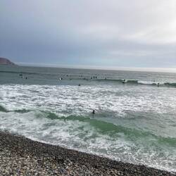 Jetzt mal direkt unten am Pazifik.