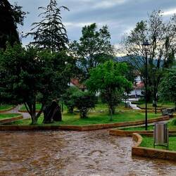 Hauptplatz von Cucunuba